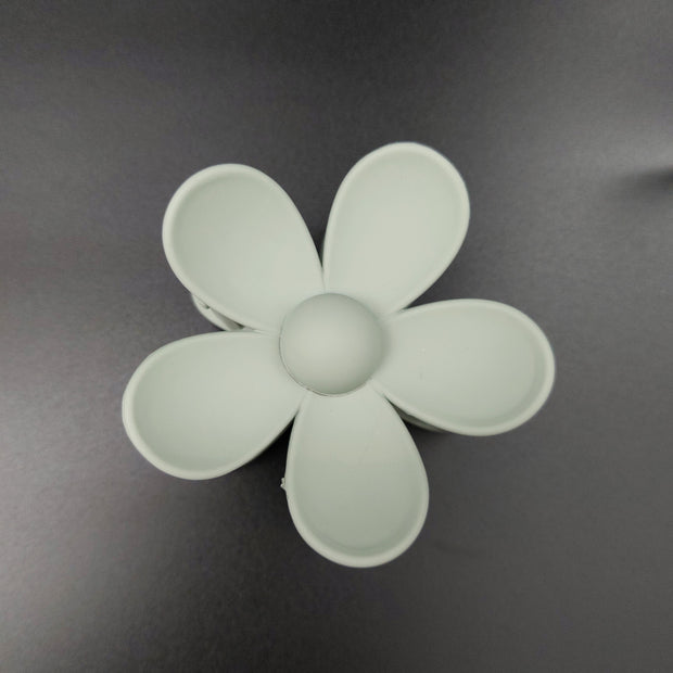 Fleur - grote bloemvormige haarklem mint kleur