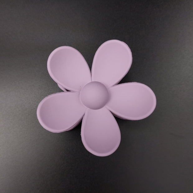 Fleur - grote bloemvormige haarklem paars
